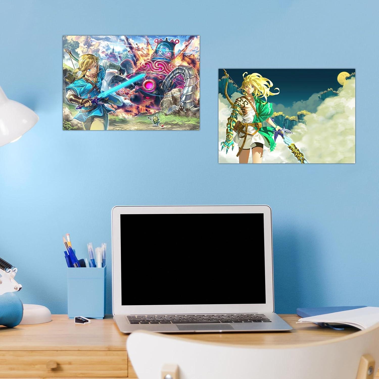 Pósters de Videojuegos Pounchi 8 Pcs A3 HD Decoración