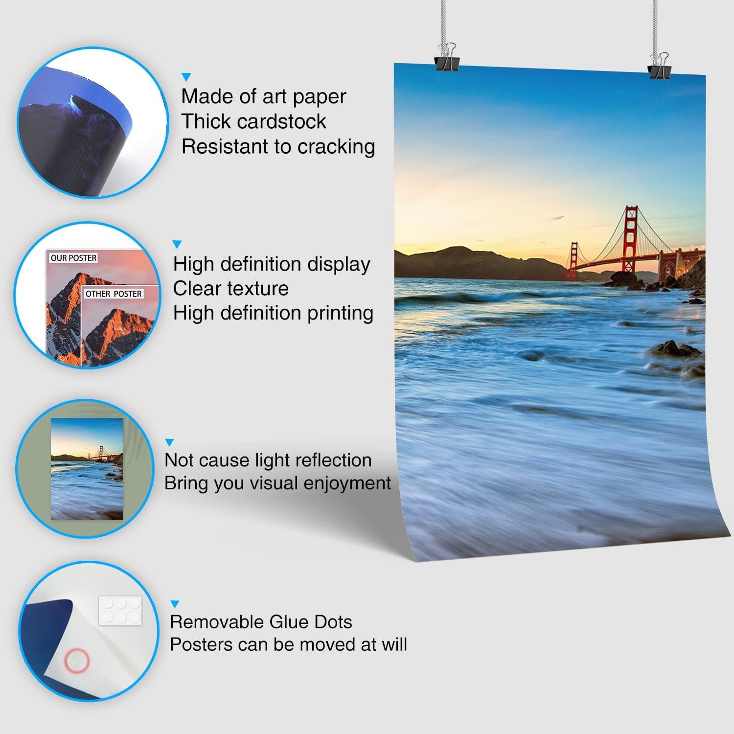 Pósters de Videojuegos Pounchi 8 Pcs A3 HD Decoración