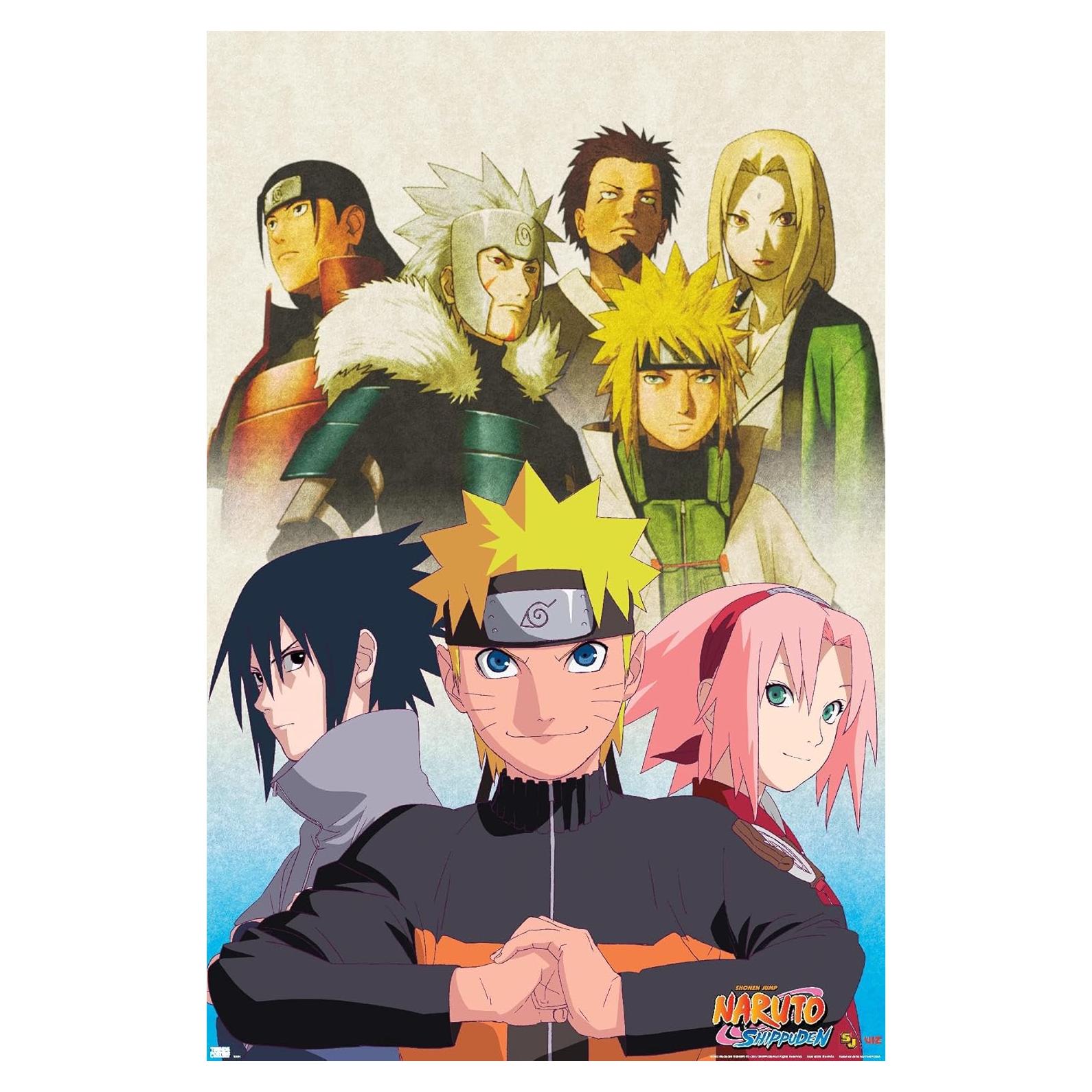 Póster de Pared Naruto Shippuden Trends International 86x57cm