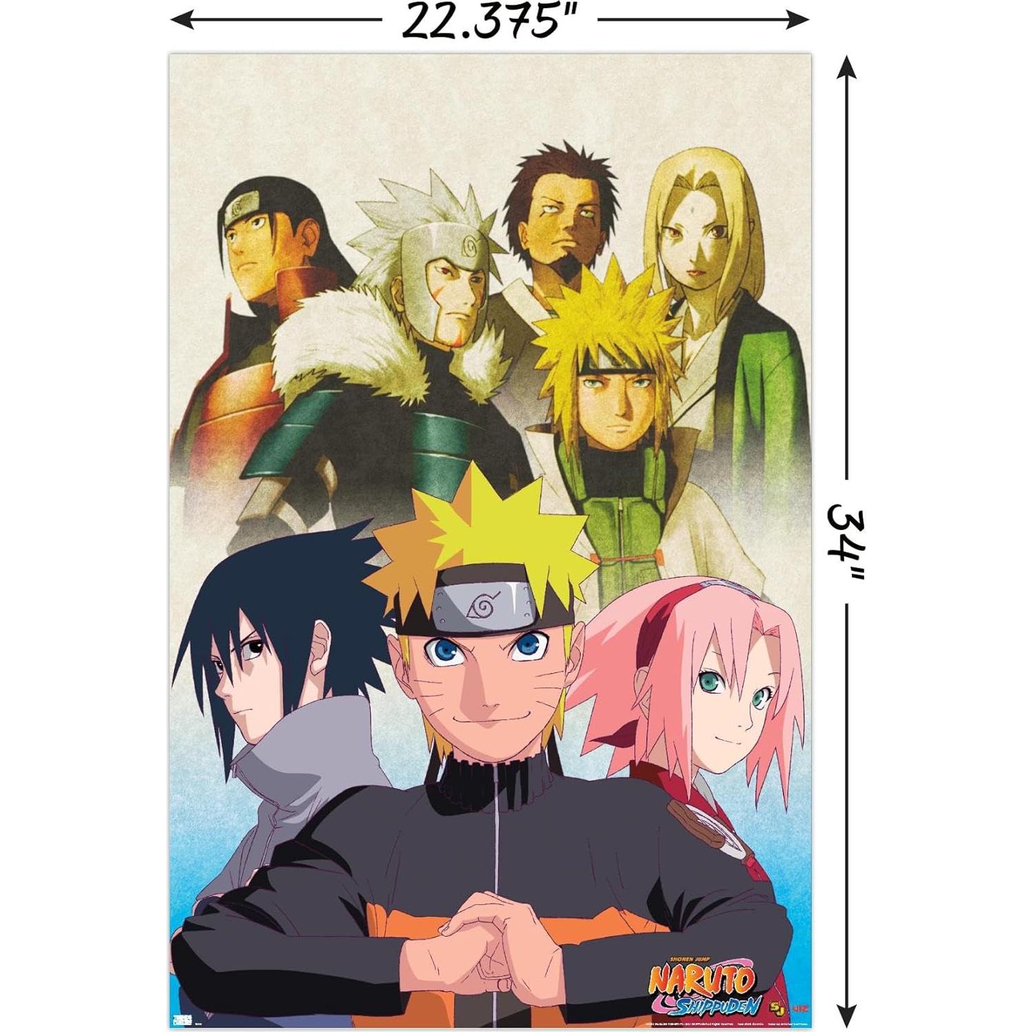 Póster de Pared Naruto Shippuden Trends International 86x57cm