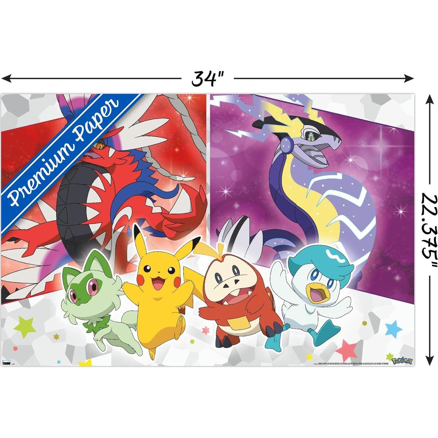 Póster de Pared Pokémon Trends International 86.4x57.2 cm