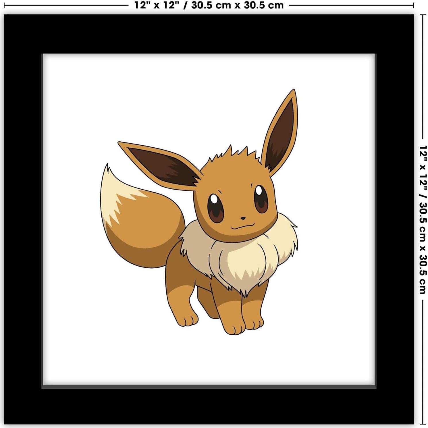 Arte de Pared Pokemon Eevee Trends International 30.48 cm