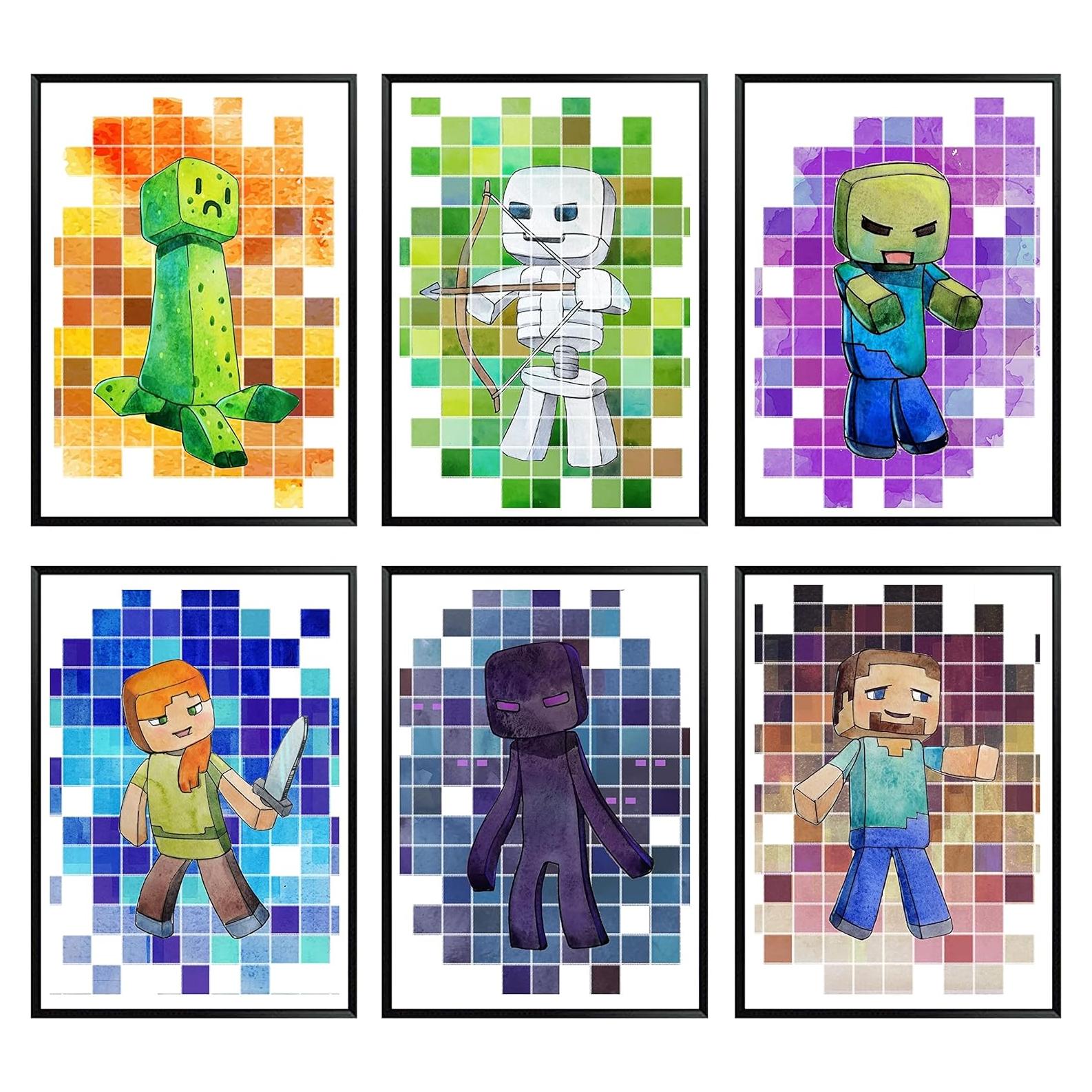 Cartel de Arte Gamer TinyMollo - 6 Impresiones 20.3x25.4 cm