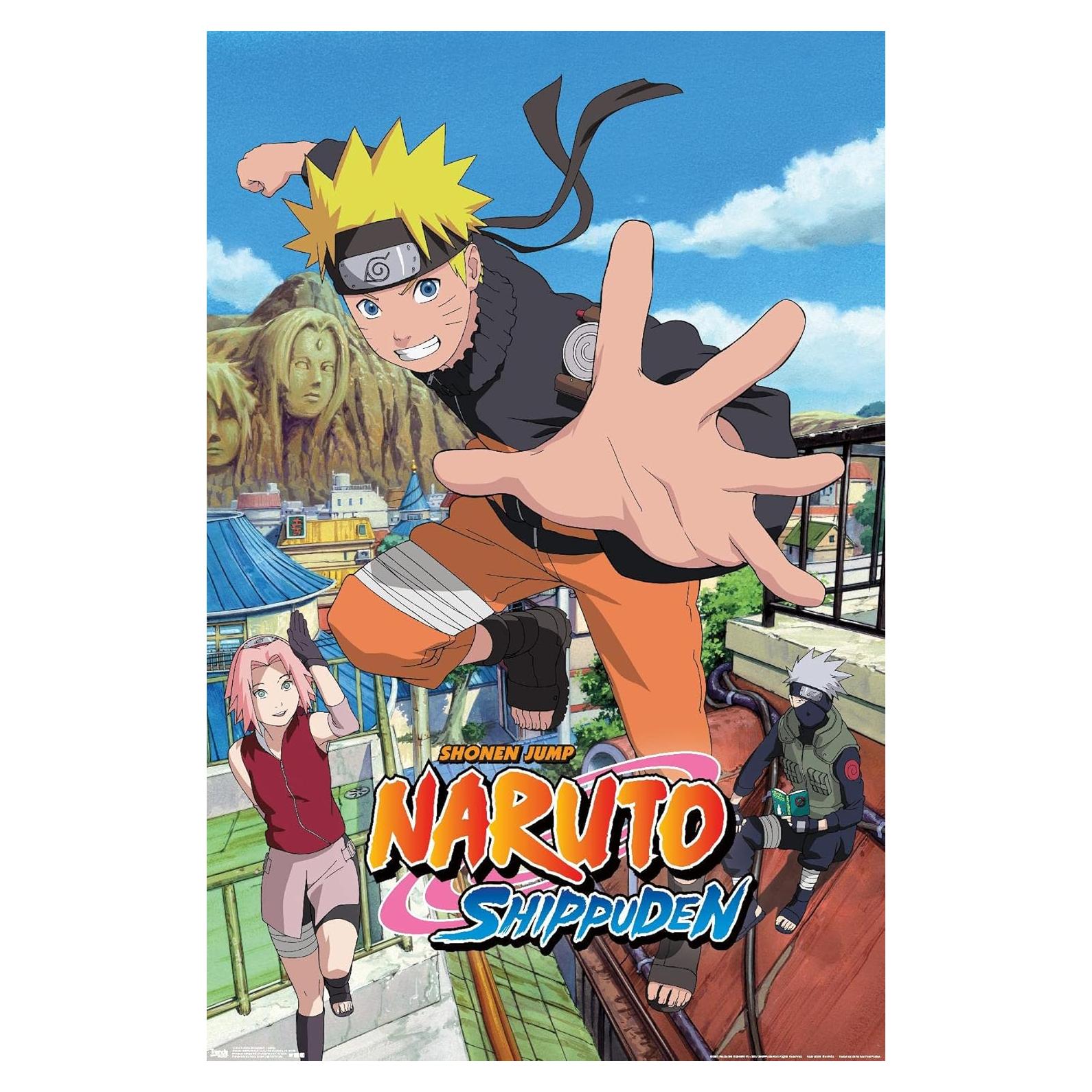 Póster de Pared Naruto Shippuden Trends International 56.83x86.36cm