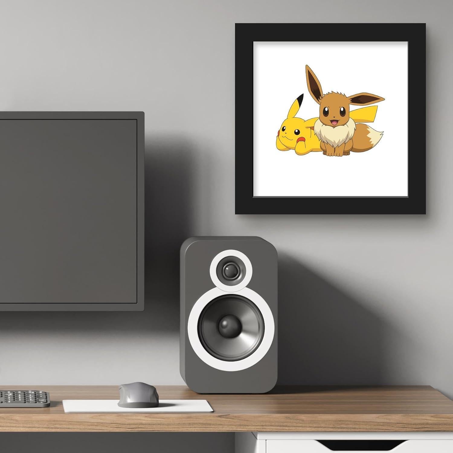 Arte de Pared Gallery Pops Pokémon Pikachu Eevee 30.48 cm