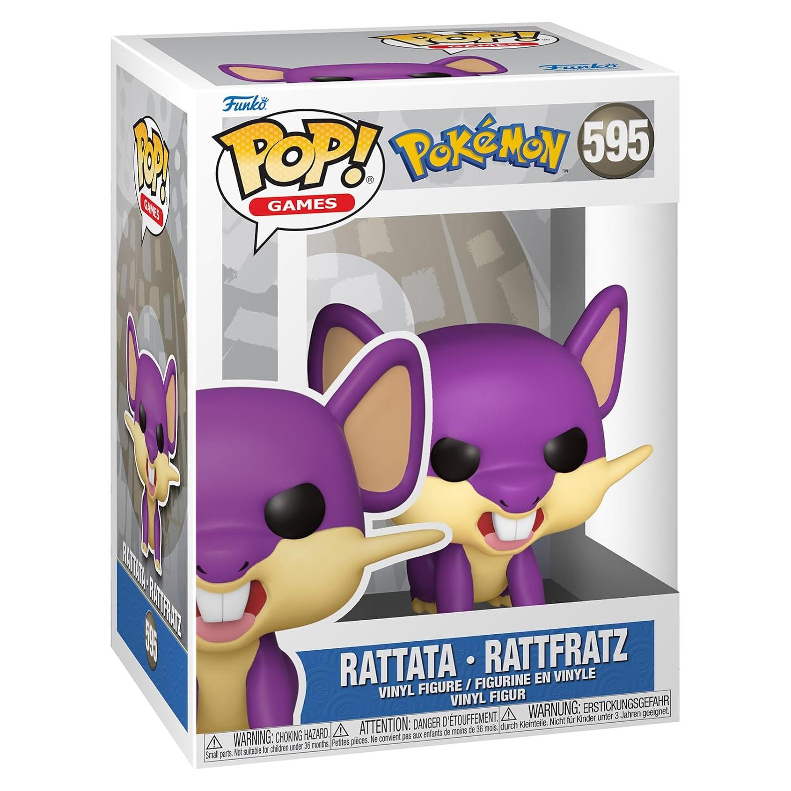 Figura Funko Pop Rattata Pokémon 10cm Vinilo Coleccionable