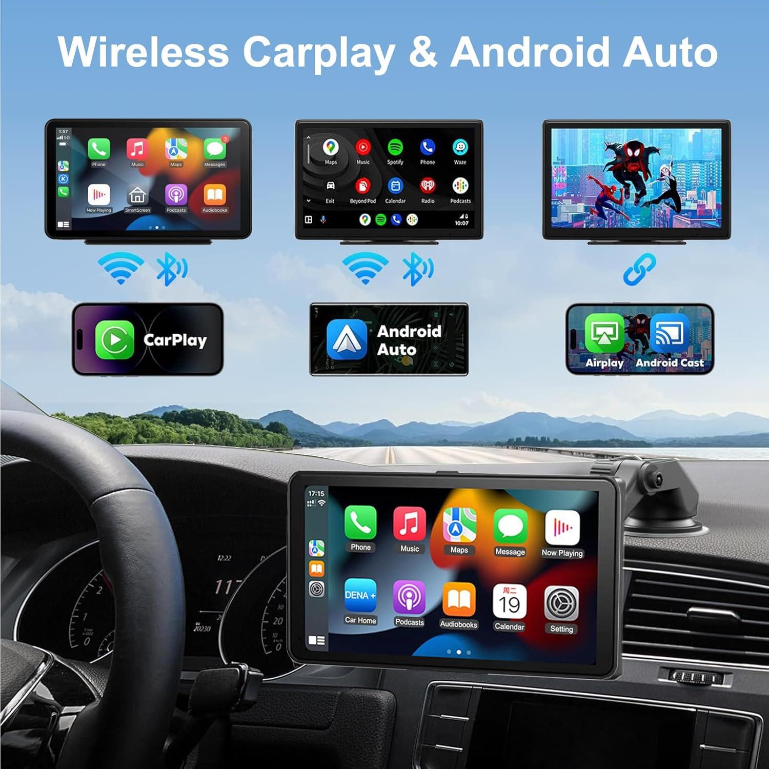 Estéreo de coche Qulokar Q7 7" táctil Carplay y Android Auto
