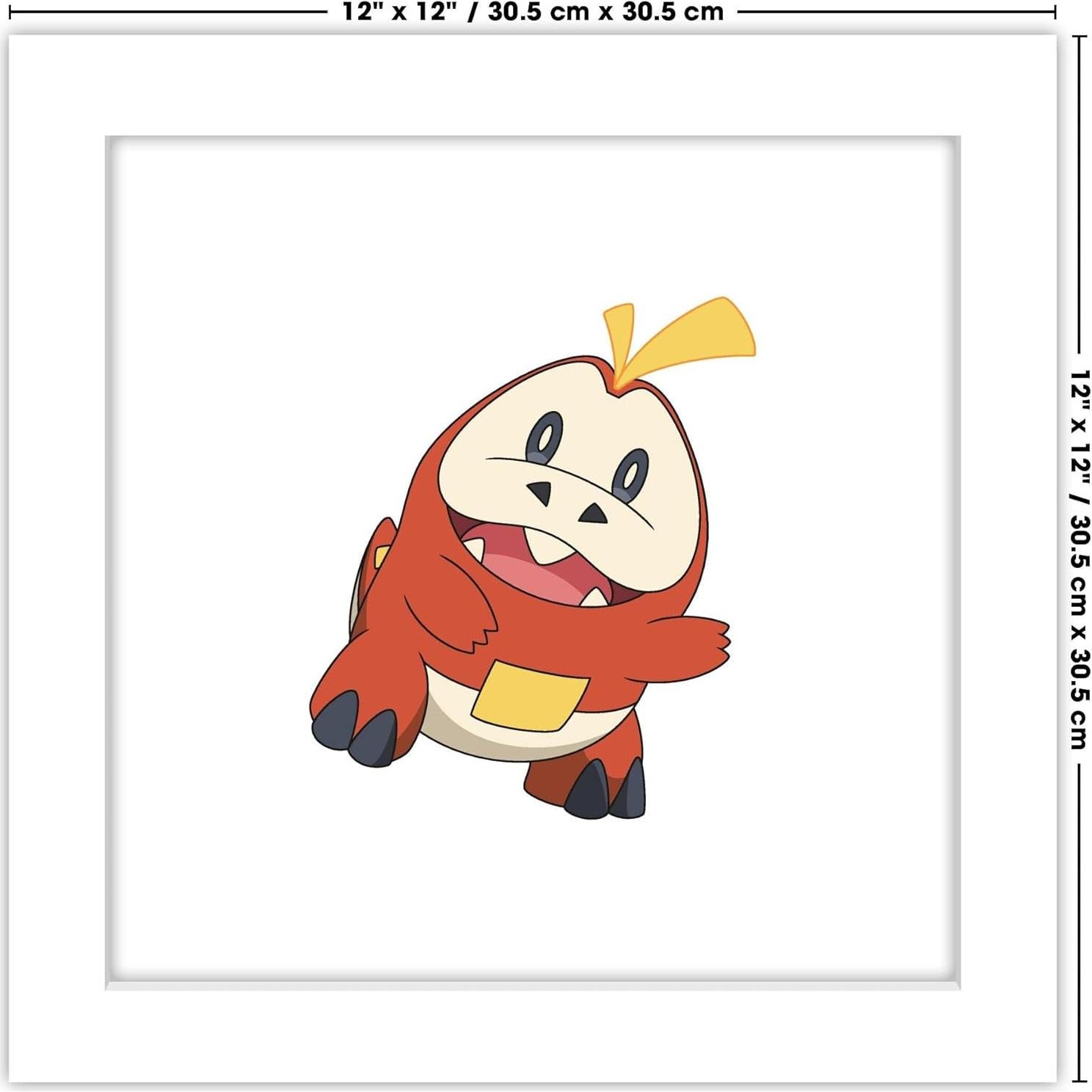 Póster de Arte de Pared Pokémon Fuecoco Trends 30.48 cm