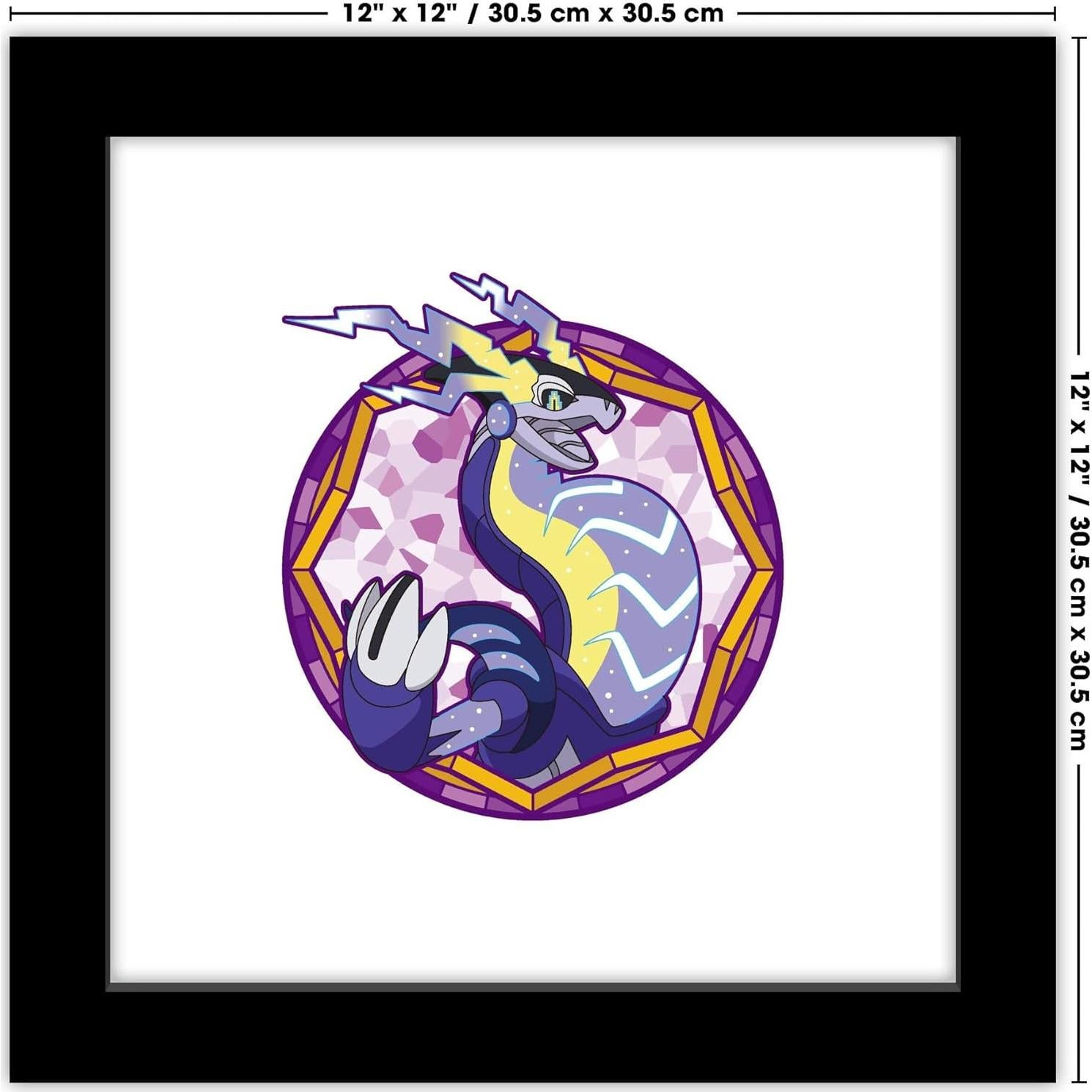 Póster de Arte de Pared Trends International Pokémon Miraidon 30.48 cm