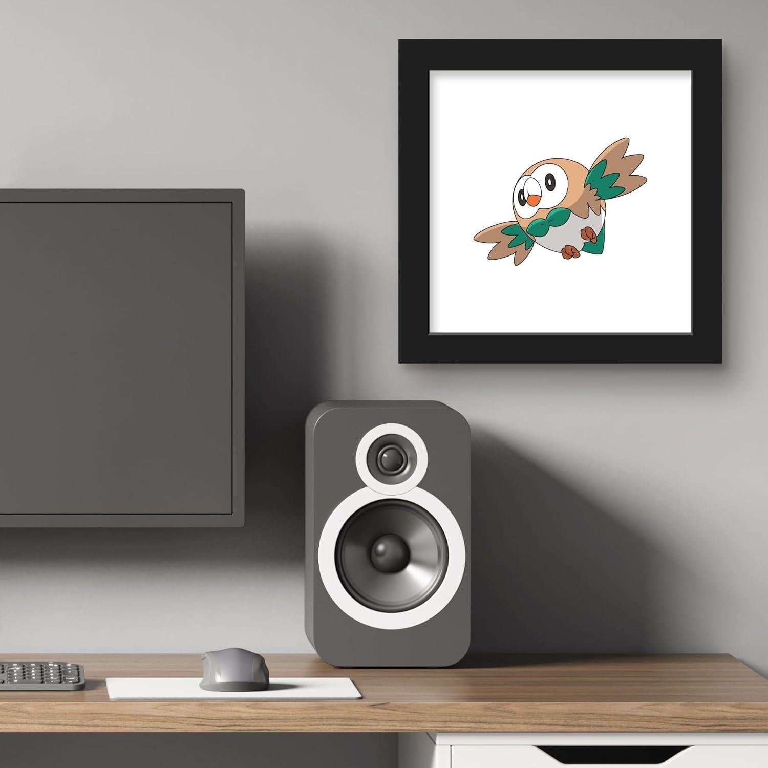 Póster de Arte Pokemon Rowlet Trends International 30.48 cm