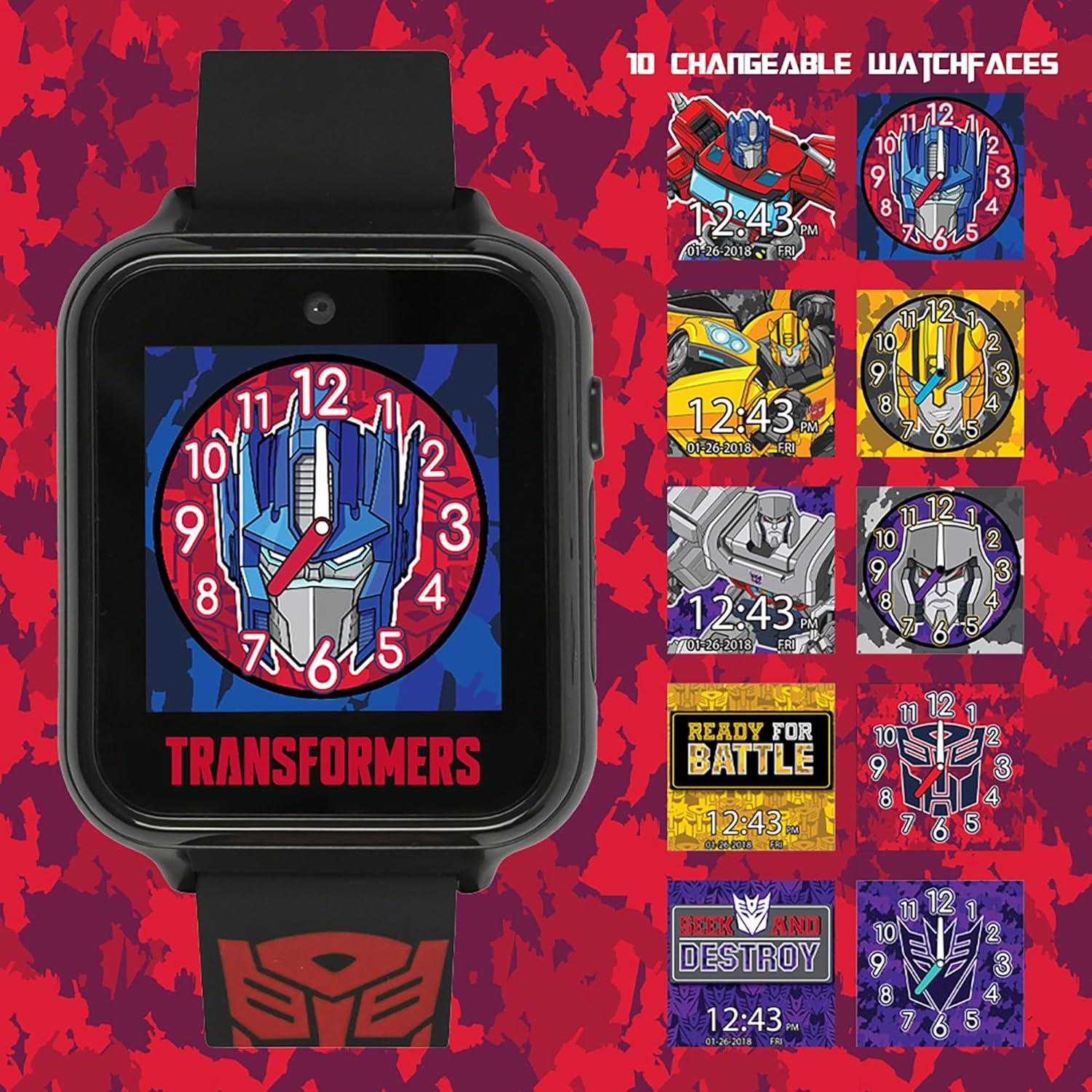 Reloj Inteligente para Niños Transformers Accutime con Cámara