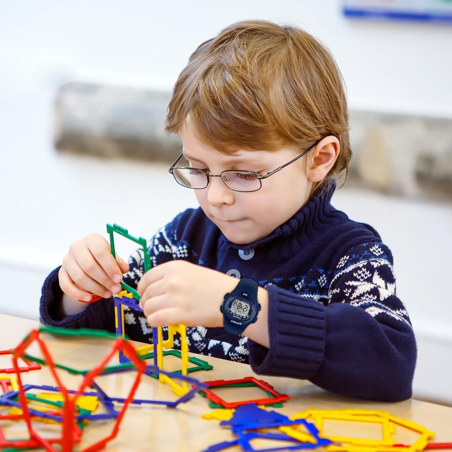 Reloj Infantil Multifuncional Viecaeio a Prueba de Agua 30M