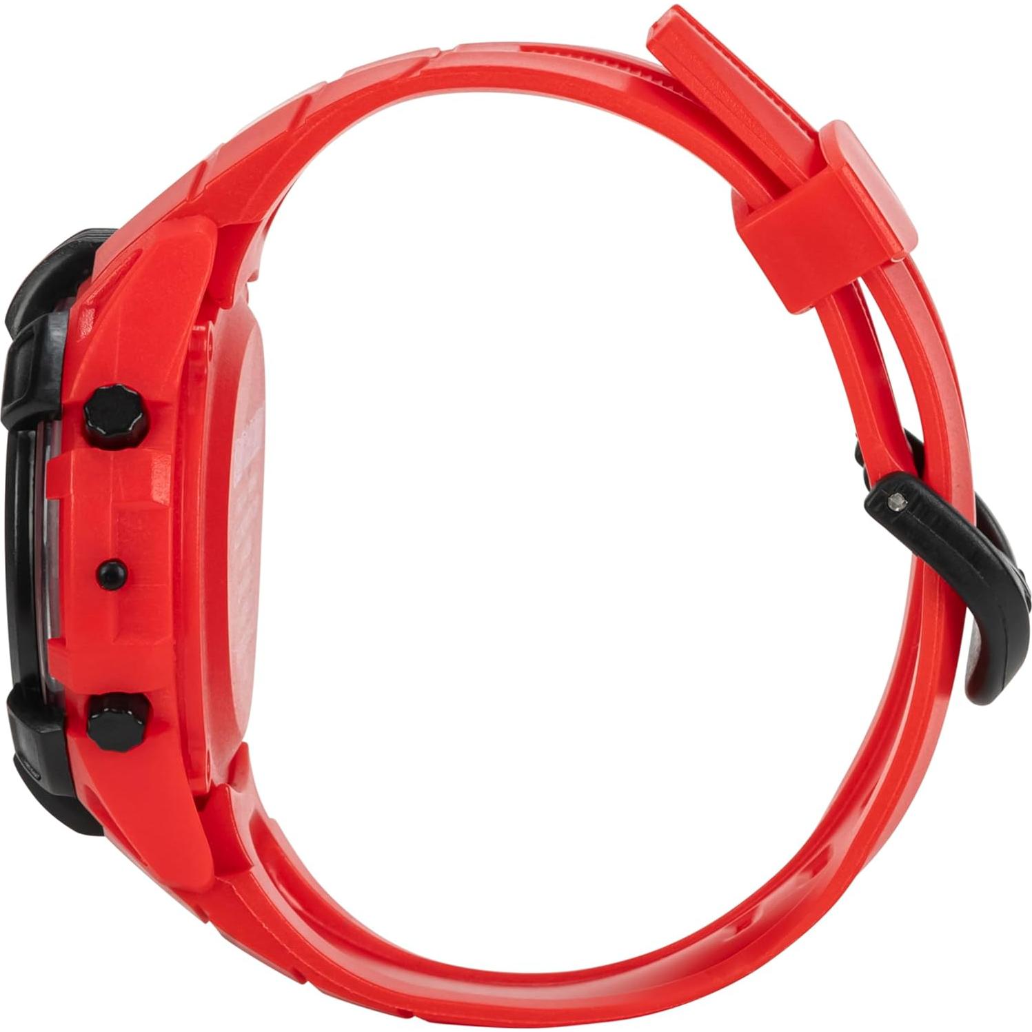 Reloj Digital Iluminado Super Mario para Niños Rojo 14-20.3 cm