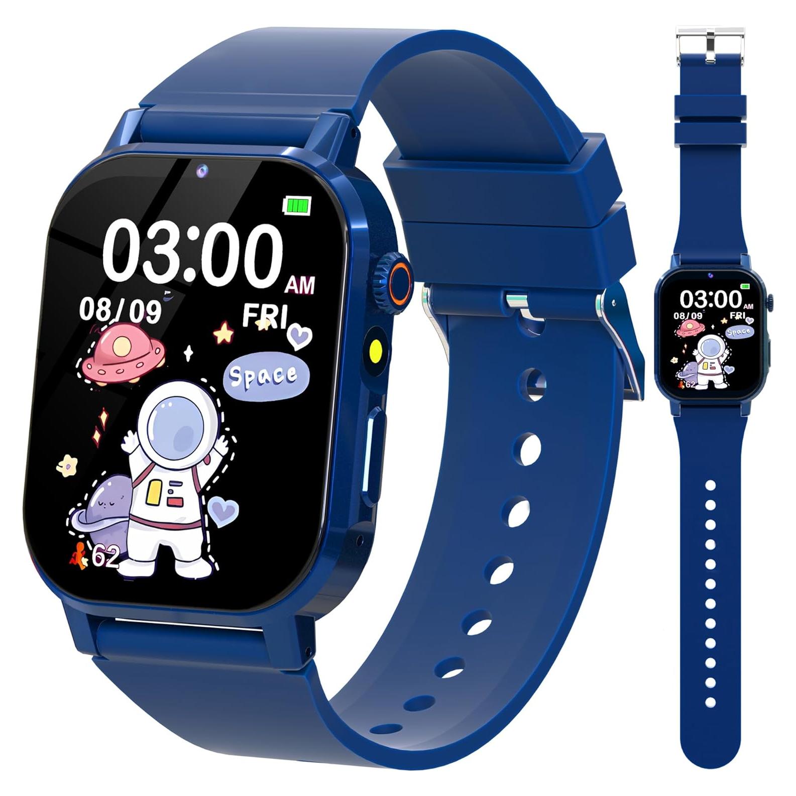 Reloj Inteligente para Niños Citfis D12 Azul con Juegos y Cámara