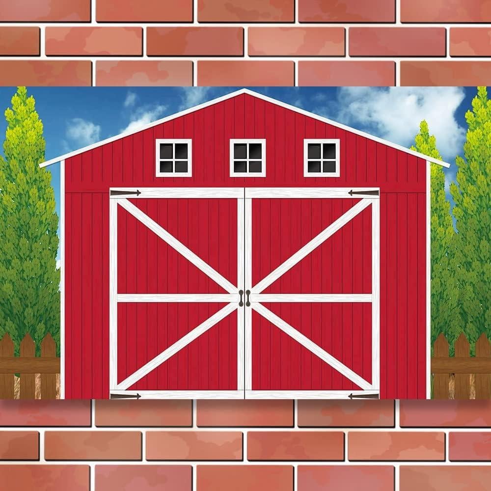 Fondo de Puerta de Granero Ulikitty 1.8x1.1m para Fiesta