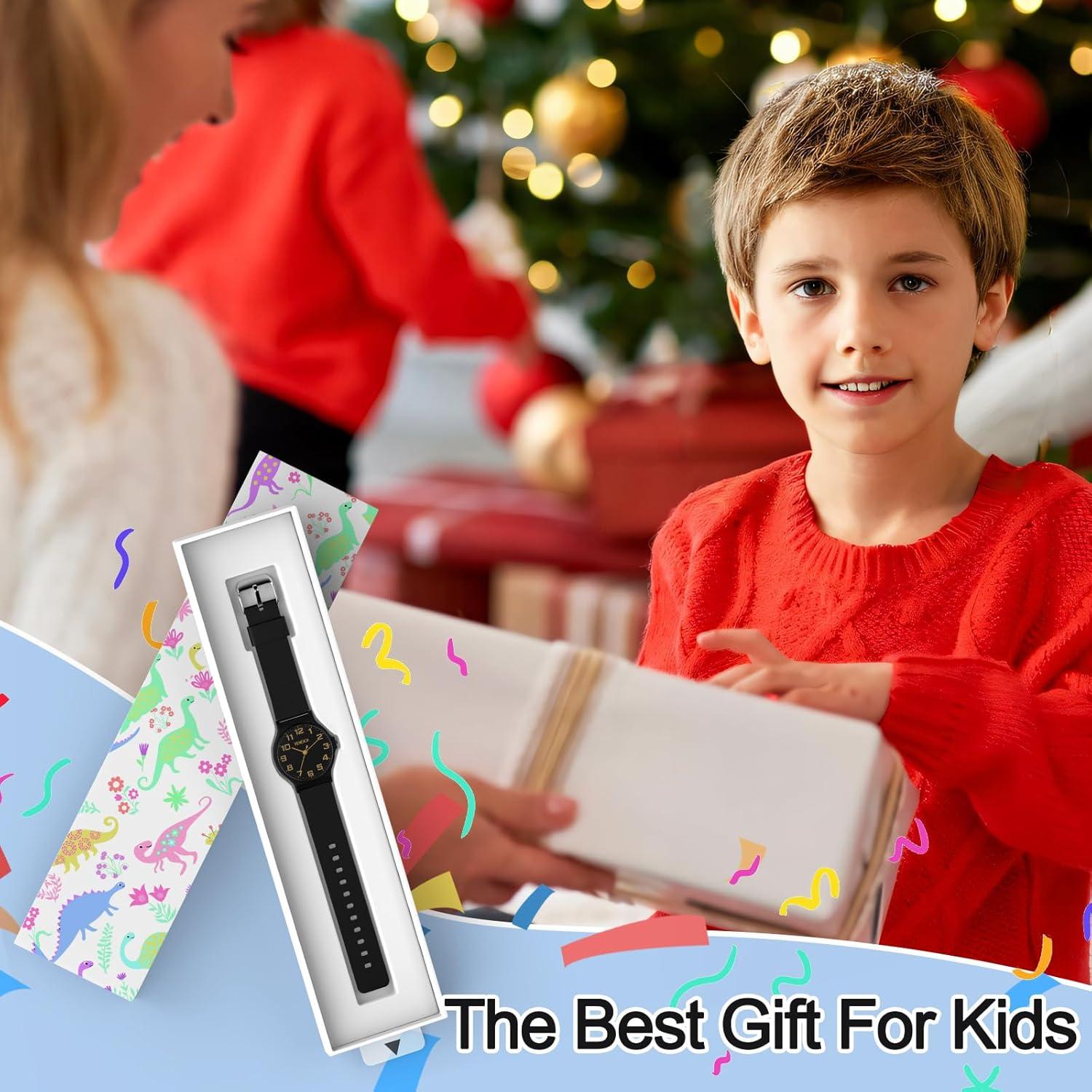 Reloj Analógico Infantil Tenock 30M Impermeable Negro Claro