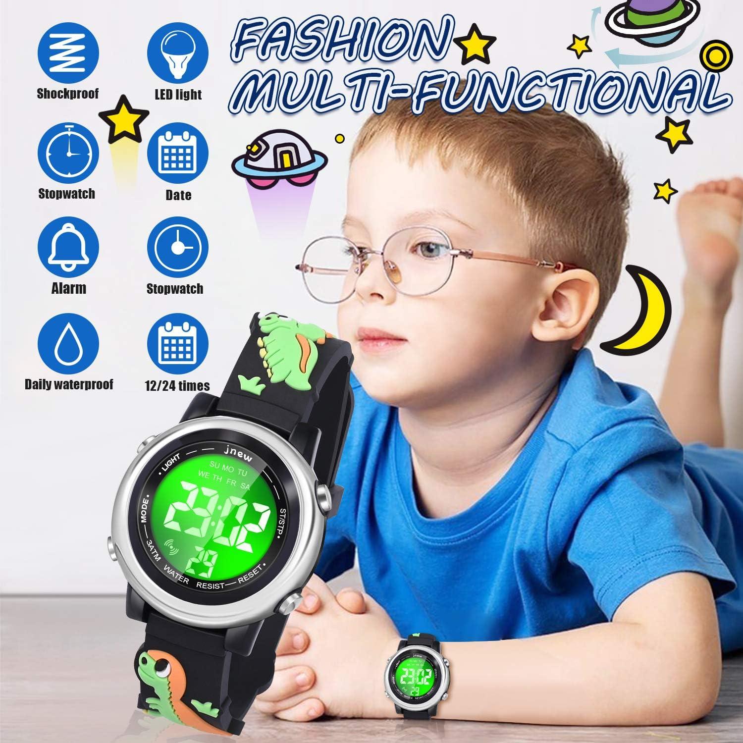 Reloj Digital Infantil Viposoon con Alarma y Luz LED 3ATM
