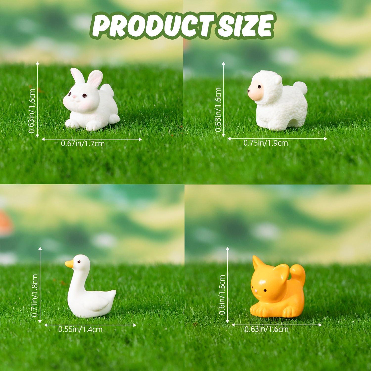 Figuras de Animales Miniatura LOKIPA 30 Piezas Resina 20cm