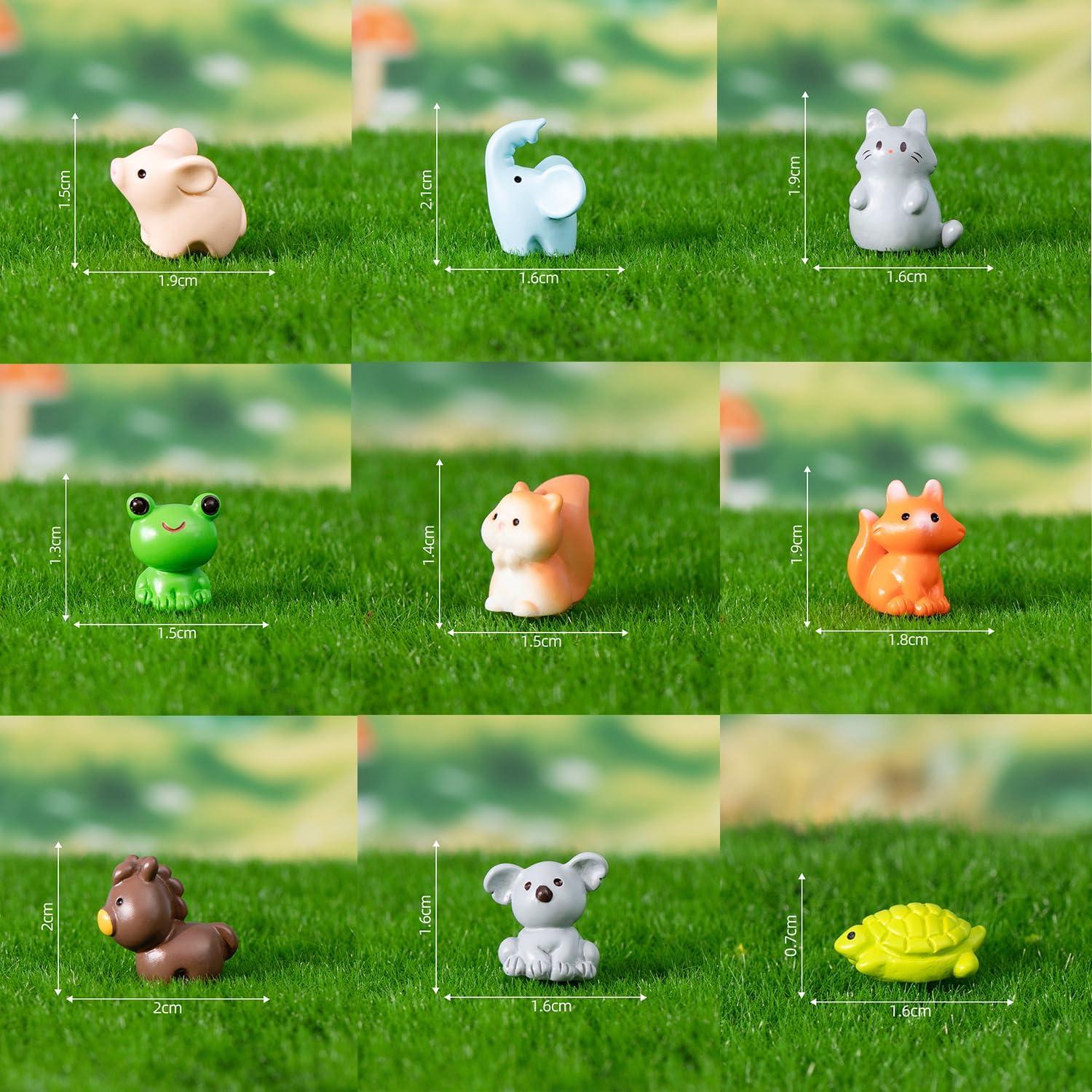 Figuras de Animales Miniatura LOKIPA 30 Piezas Resina 20cm