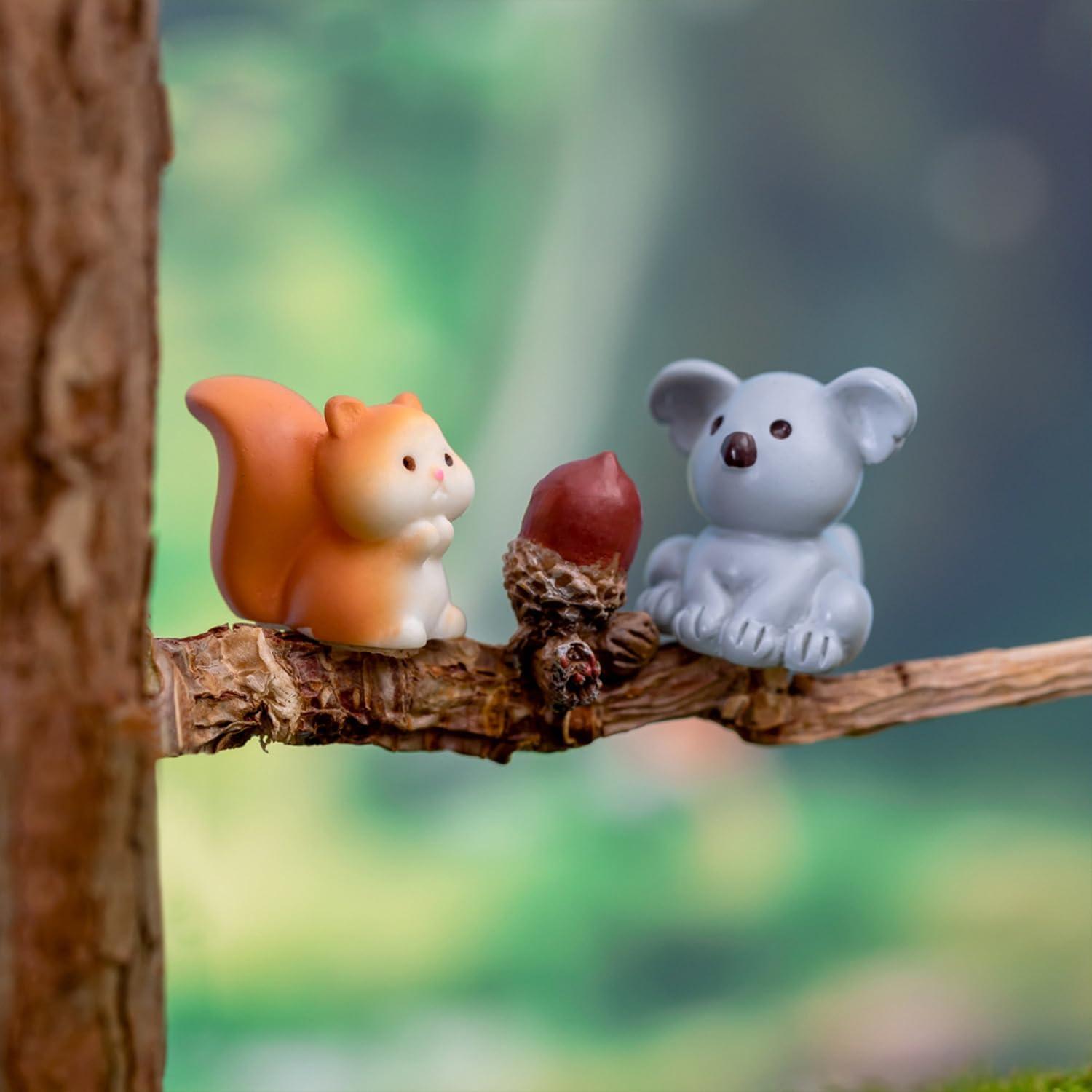 Figuras de Animales Miniatura LOKIPA 30 Piezas Resina 20cm