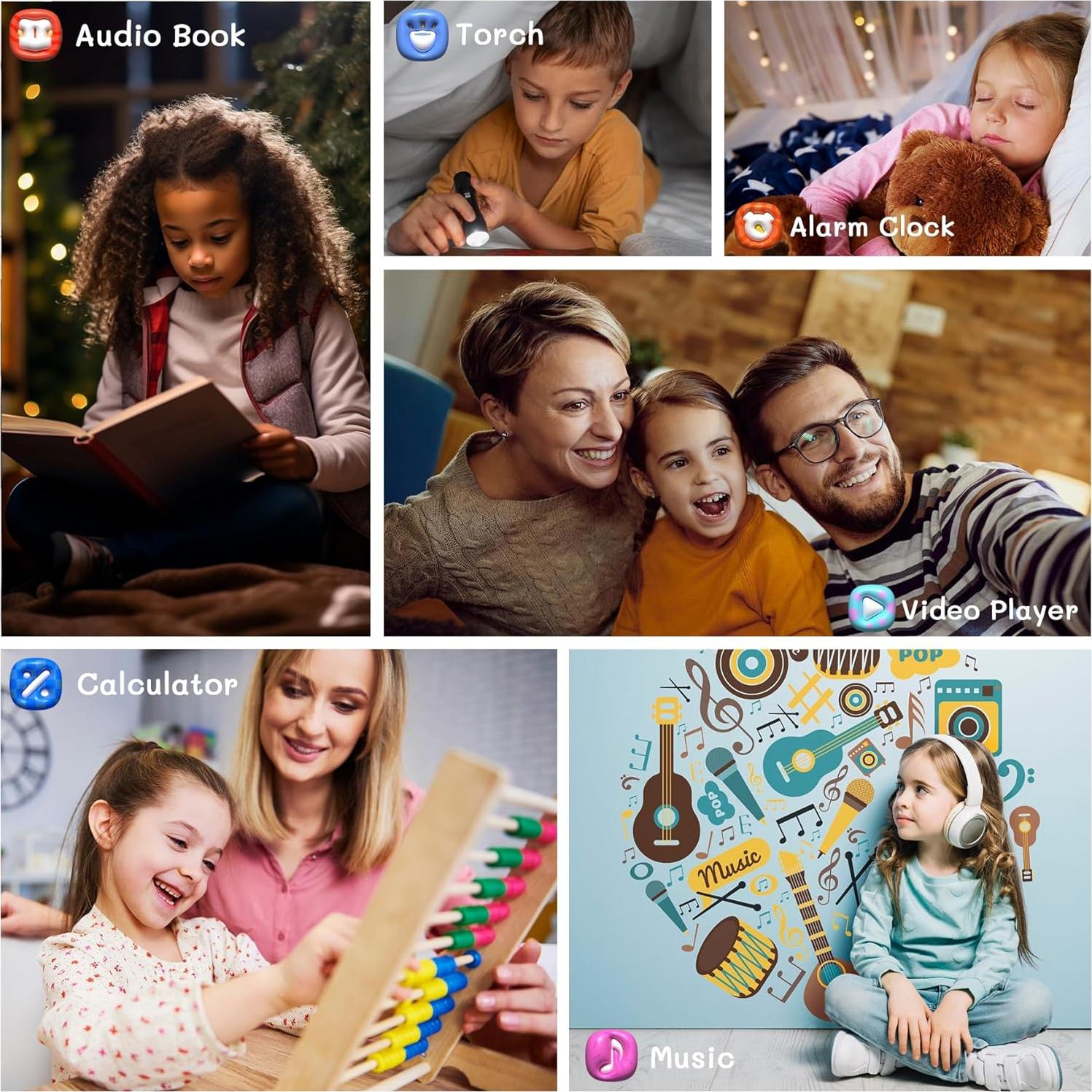 Reloj Inteligente Spodus para Niños 3-12 Años con Juegos