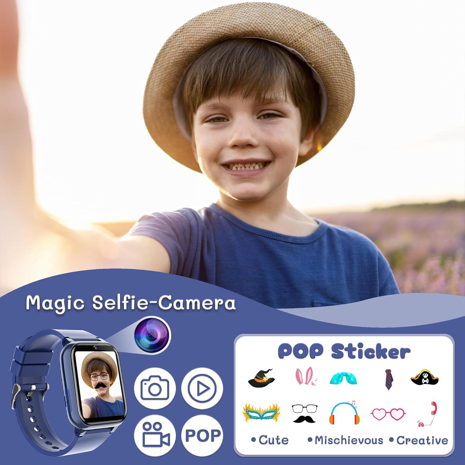 Reloj Inteligente Spodus para Niños 3-12 Años con Juegos