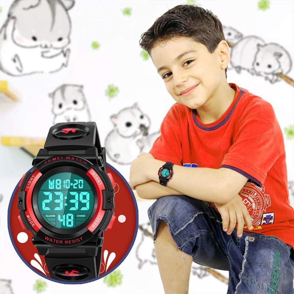 Reloj Digital Impermeable Dodosky para Niños 50m LED