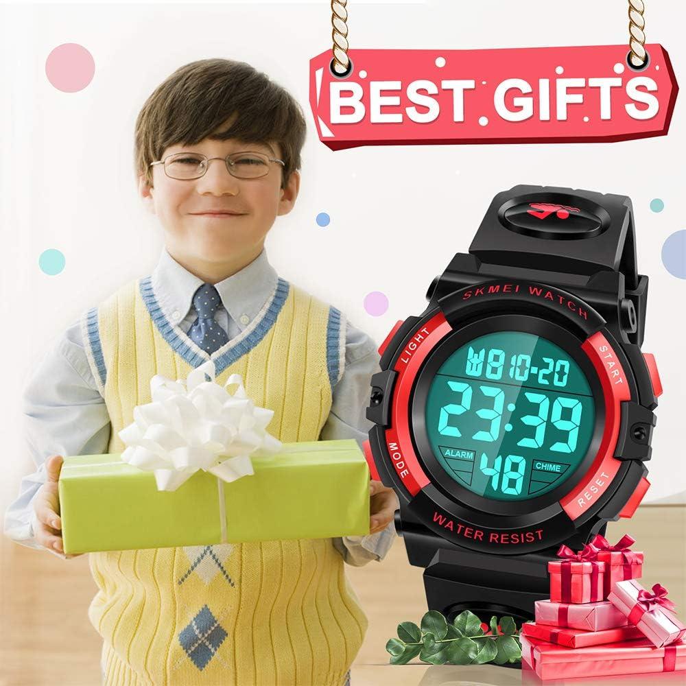 Reloj Digital Impermeable Dodosky para Niños 50m LED