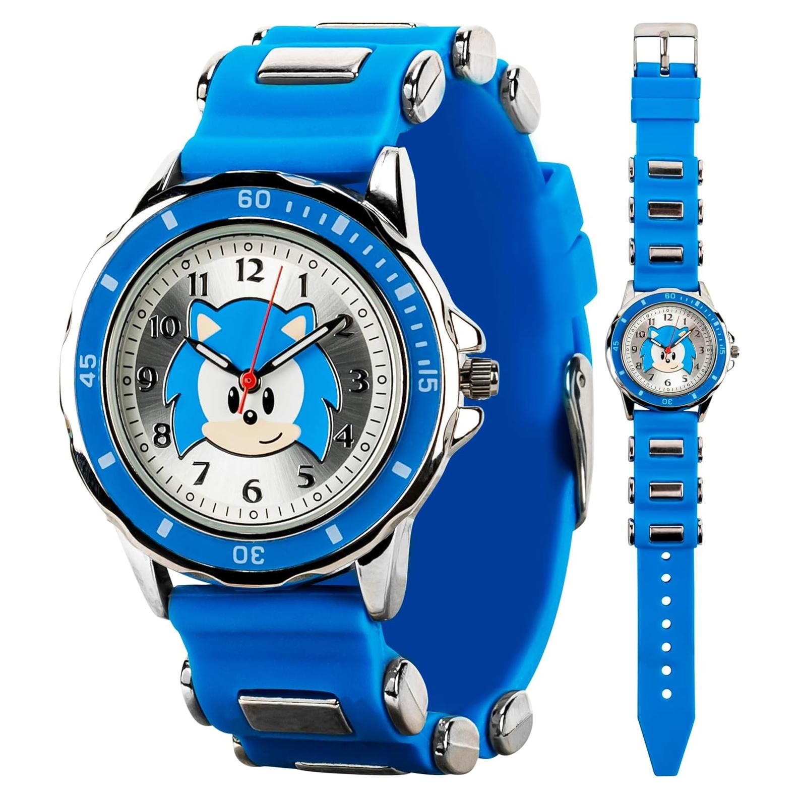 Reloj Analógico para Niños Sonic The Hedgehog - Correa Azul