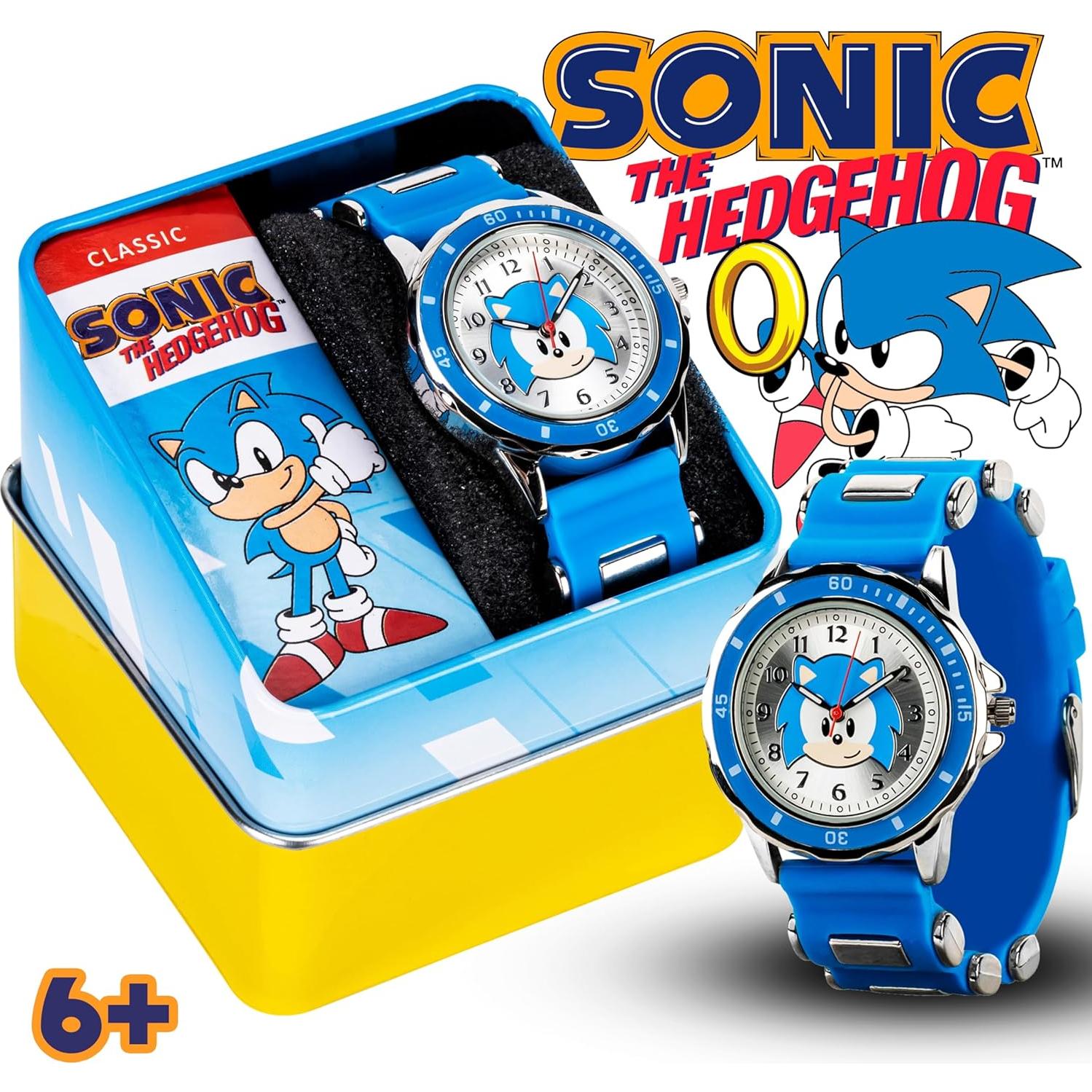Reloj Analógico para Niños Sonic The Hedgehog - Correa Azul
