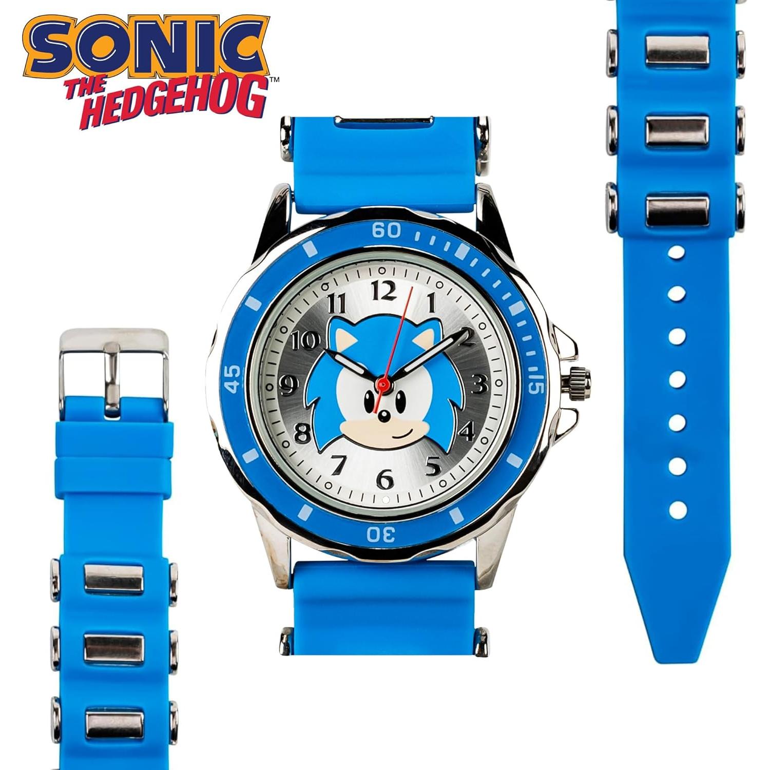 Reloj Analógico para Niños Sonic The Hedgehog - Correa Azul