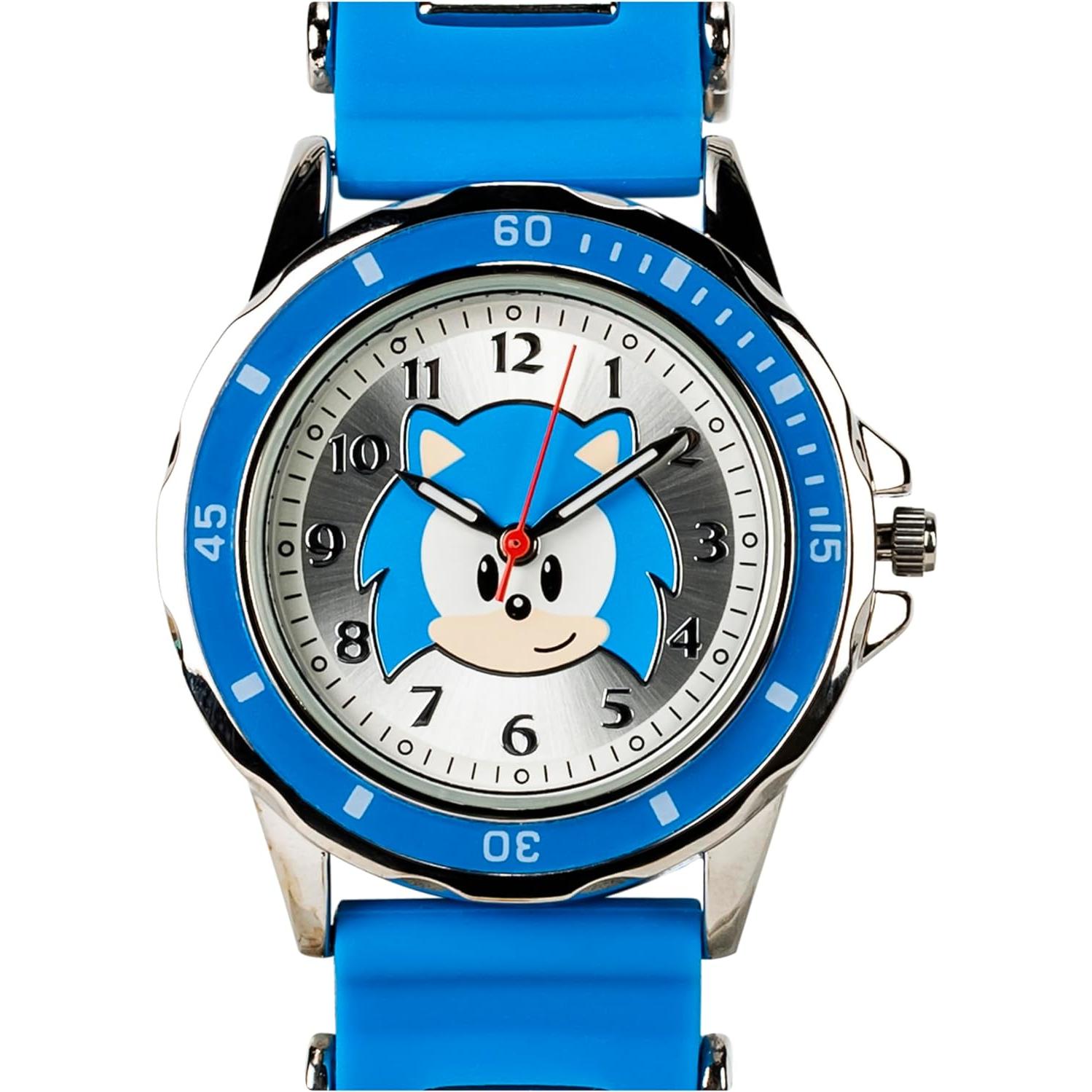 Reloj Analógico para Niños Sonic The Hedgehog - Correa Azul