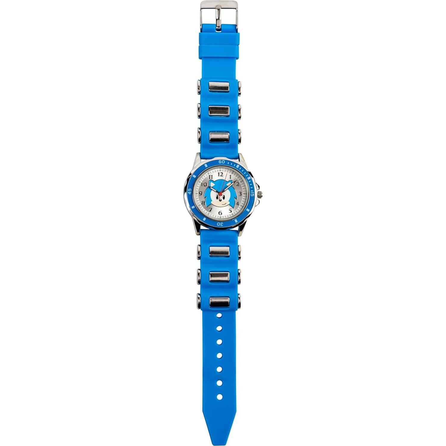 Reloj Analógico para Niños Sonic The Hedgehog - Correa Azul