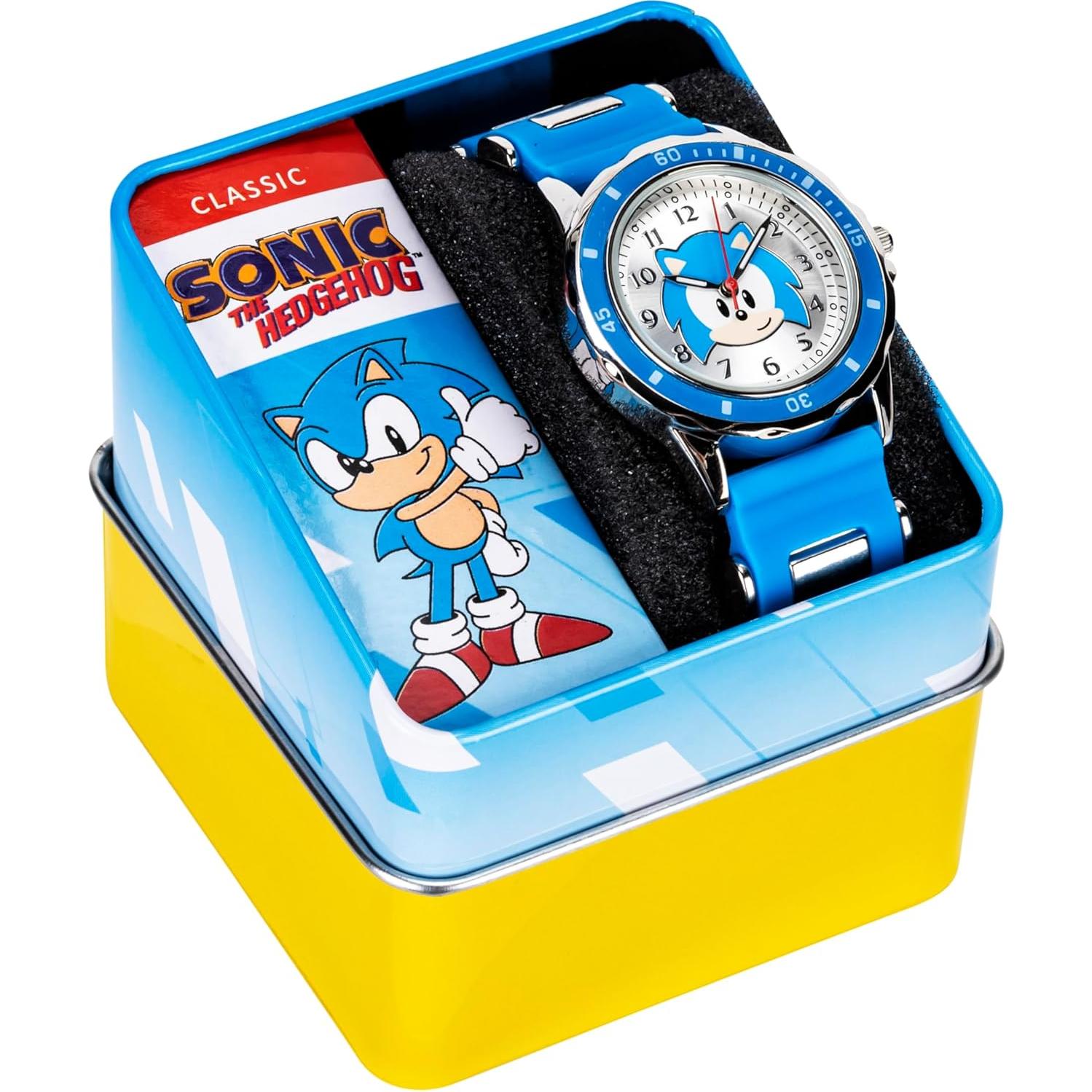 Reloj Analógico para Niños Sonic The Hedgehog - Correa Azul
