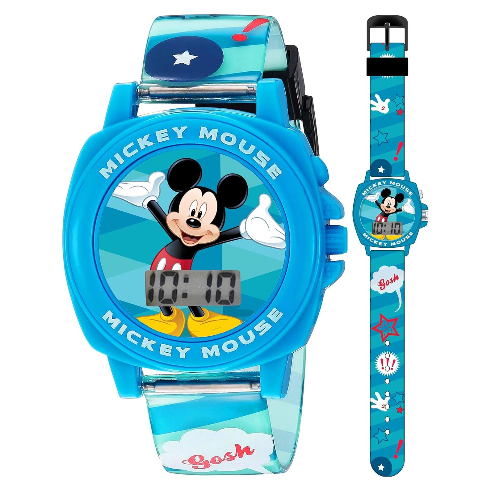 Reloj Infantil Digital Mickey Mouse Accutime LCD Correa Silicona
