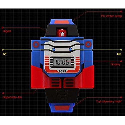 Reloj Digital para Niños VIGOROSO Bumblebee Azul - Regalo Ideal