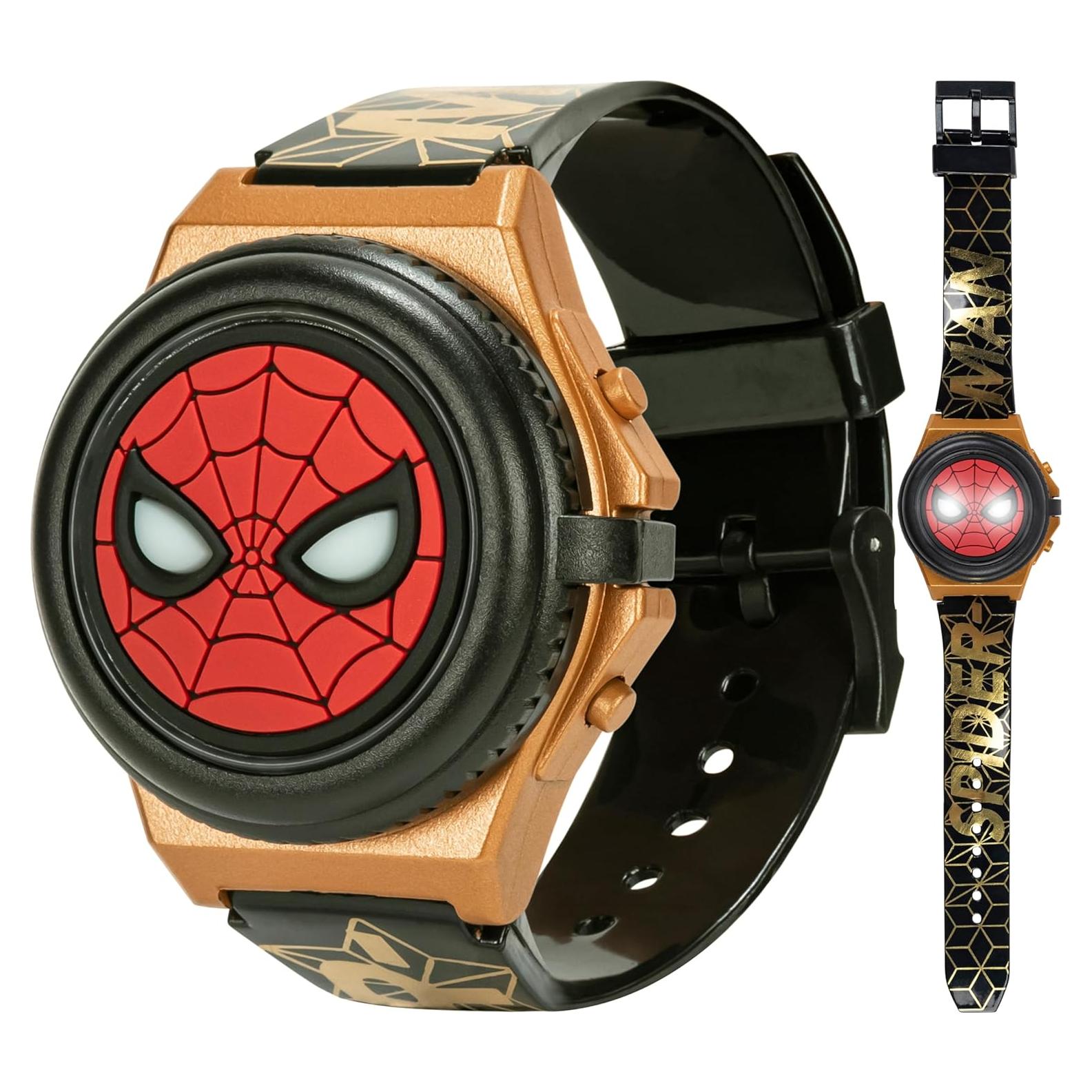 Reloj LCD para Niños Marvel Spider-Man Tapa Abatible 14-20.3 cm