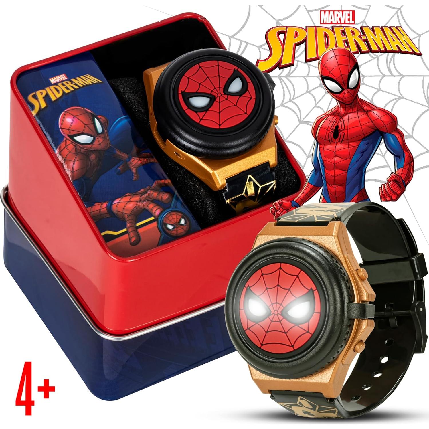 Reloj LCD para Niños Marvel Spider-Man Tapa Abatible 14-20.3 cm