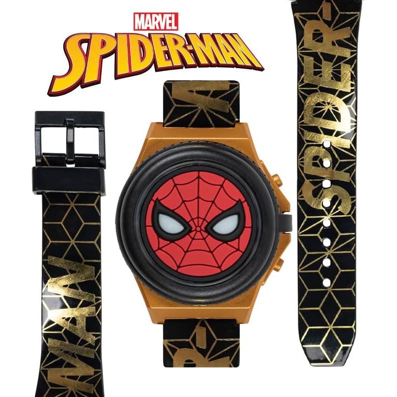 Reloj LCD para Niños Marvel Spider-Man Tapa Abatible 14-20.3 cm