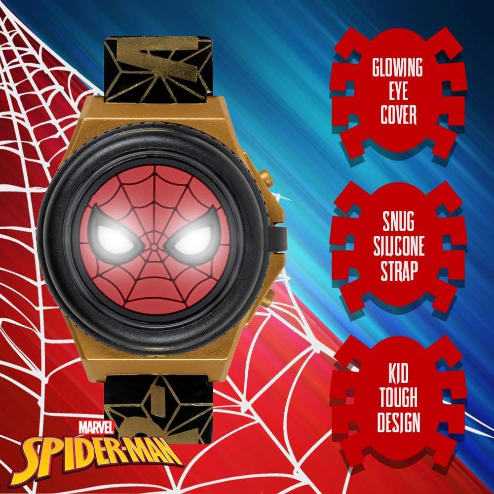 Reloj LCD para Niños Marvel Spider-Man Tapa Abatible 14-20.3 cm