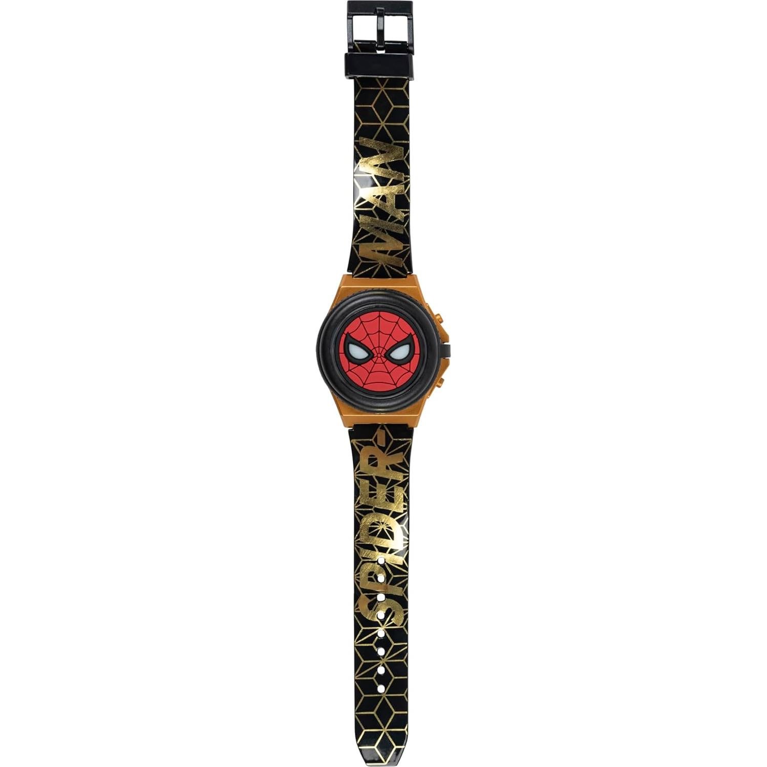 Reloj LCD para Niños Marvel Spider-Man Tapa Abatible 14-20.3 cm