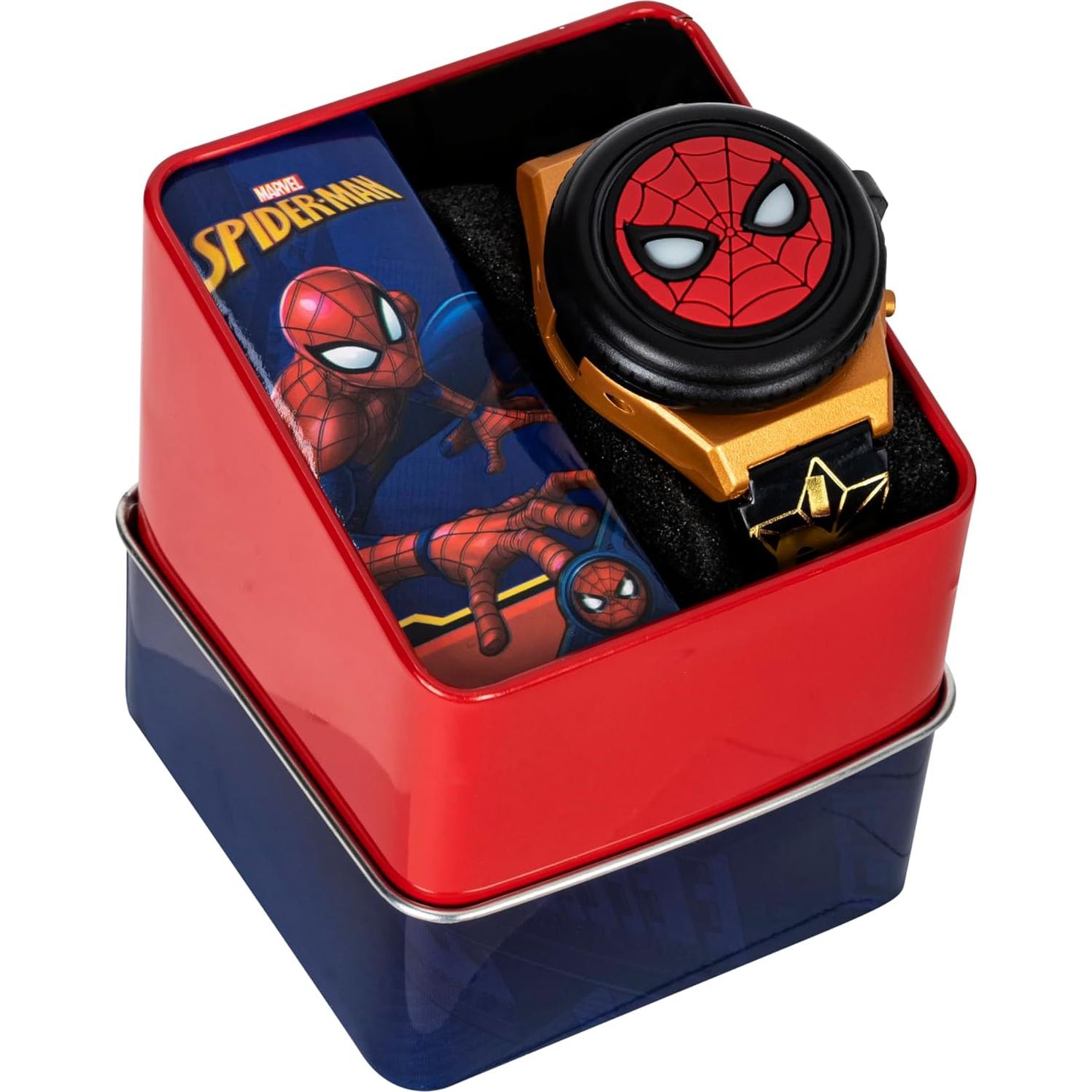 Reloj LCD para Niños Marvel Spider-Man Tapa Abatible 14-20.3 cm