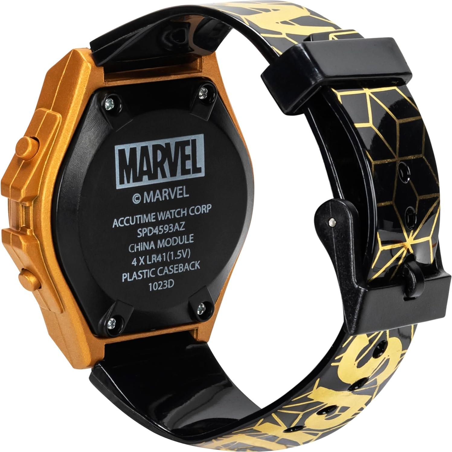 Reloj LCD para Niños Marvel Spider-Man Tapa Abatible 14-20.3 cm