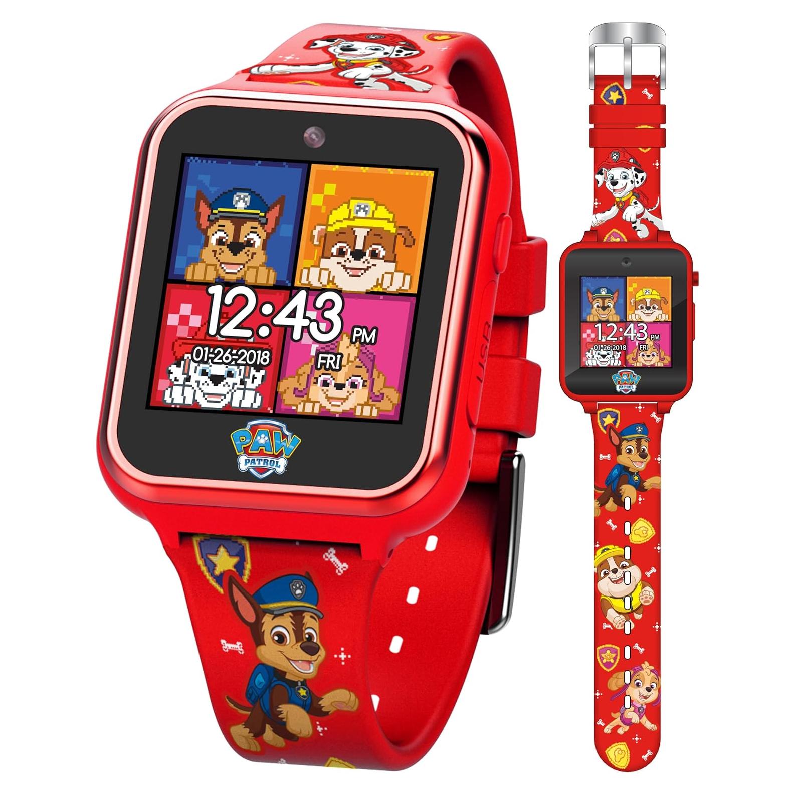Reloj Inteligente Paw Patrol Accutime Rojo con Cámara