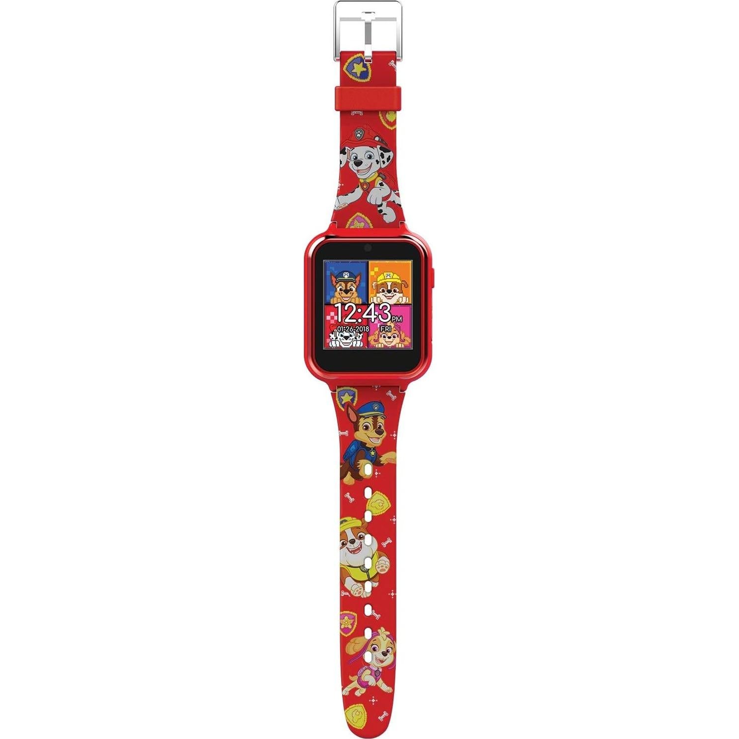 Reloj Inteligente Paw Patrol Accutime Rojo con Cámara