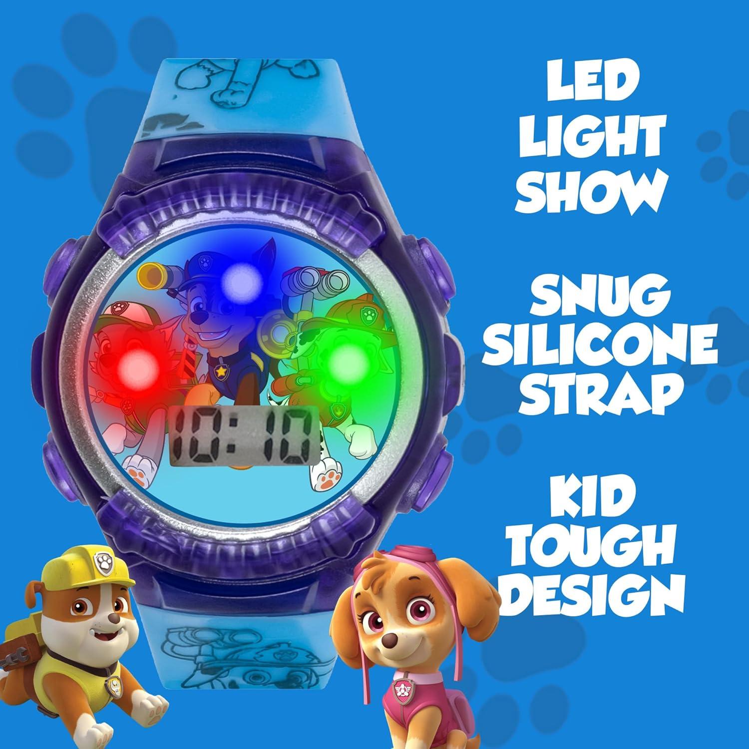 Reloj Digital LED Nickelodeon Paw Patrol para Niños 5.5-8"