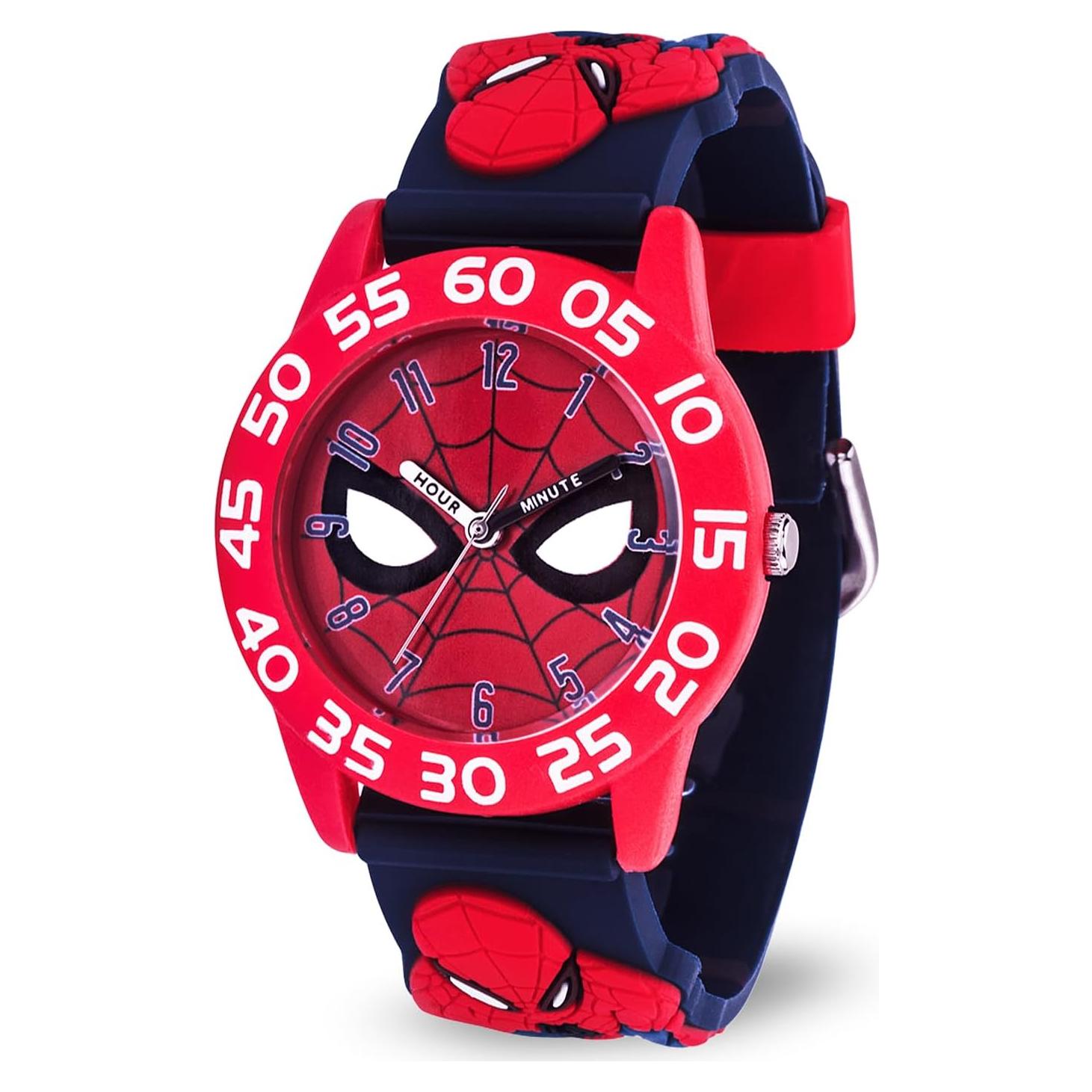 Reloj Marvel Spider-Man para Niños 32mm - Correa Nailon Azul