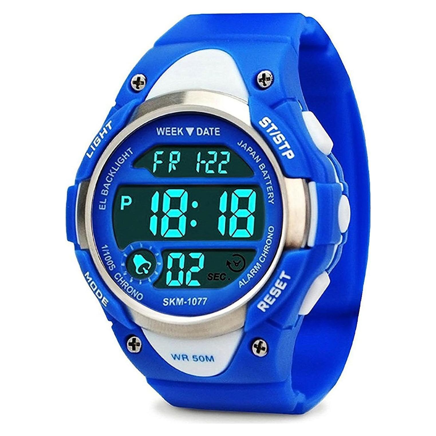 Reloj Digital Deportivo Cofuo CF-1077-B para Niños Azul