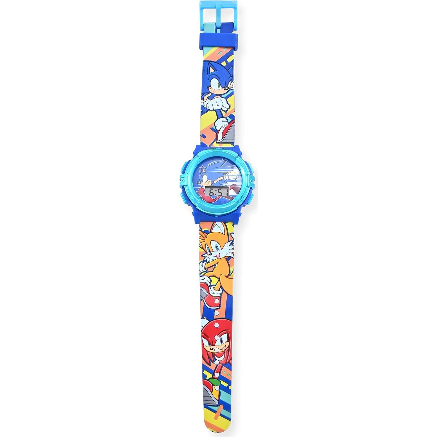 Reloj Digital para Niños Accutime Sonic - LED, LCD, Azul