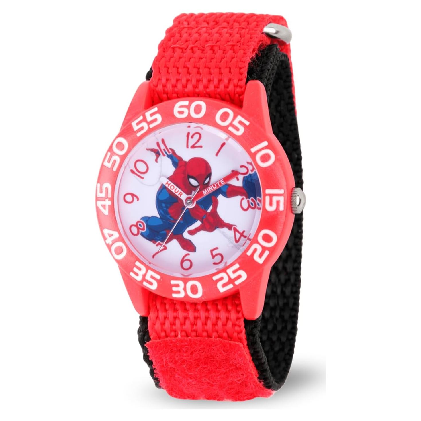 Reloj Infantil Marvel Spiderman 32mm Nylon Rojo